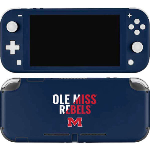 University of Mississippi Ole Miss Rebels Nintendo Switch Lite Skin